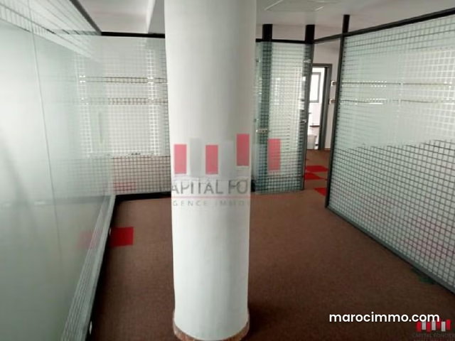 Plateau de bureau de 640 m2 a la colline sidi maarouf a la location idéal pour siège social ou call center — 2