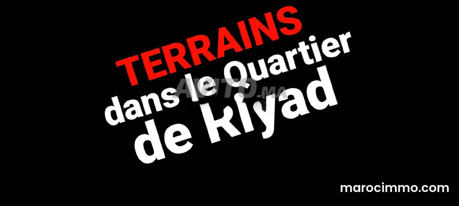 1,050 m² Plot of Land for Sale in the Hay Riad District, Rabat — Rabat