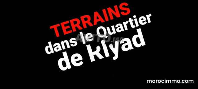 Terrains 220m²/ 305m²/ 1050 m² — Rabat