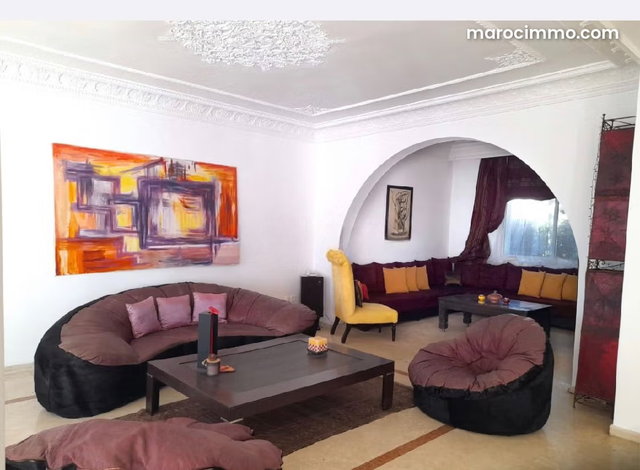Magnificent villa for rent in Ain Diab. 4 bedrooms. Furnished — 2