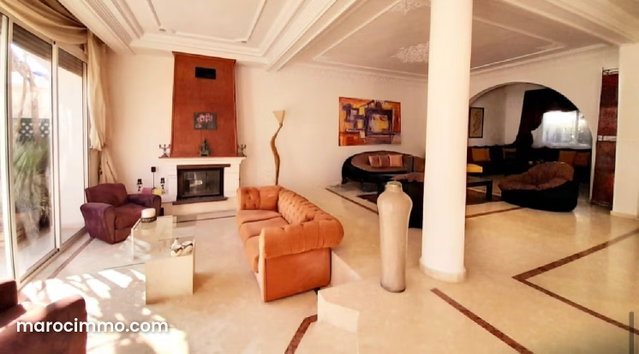 Magnificent villa for rent in Ain Diab. 4 bedrooms. Furnished — 5