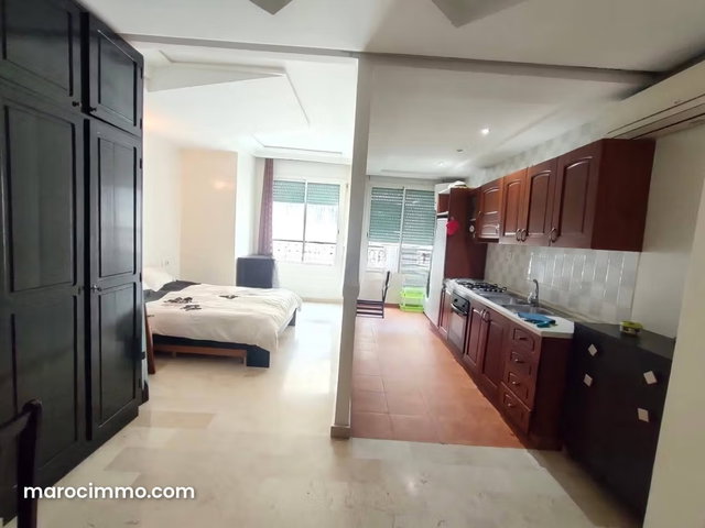 Studio meublé 44m² Benjdia 4800 Dh — 4