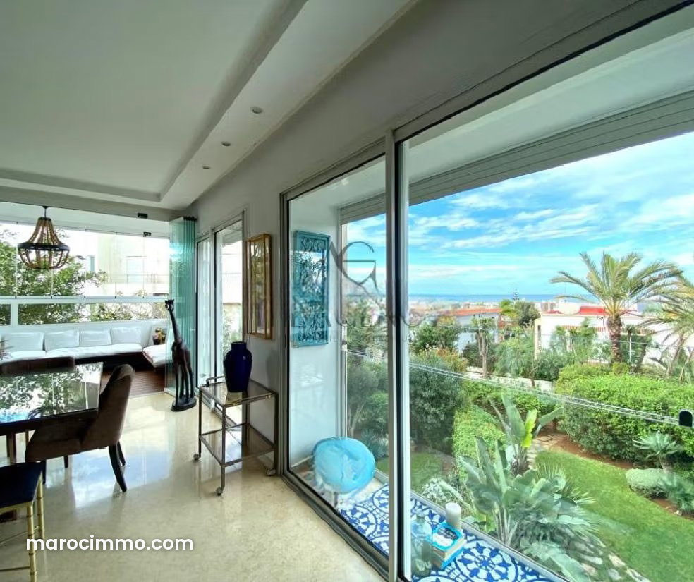 178 m² Apartment, 3 Bedrooms, Sea View in Aïn Diab, Casablanca — Casablanca