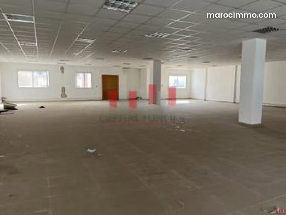 Plateau de bureau premium de 289 m de surface a la location a sidi maaouf