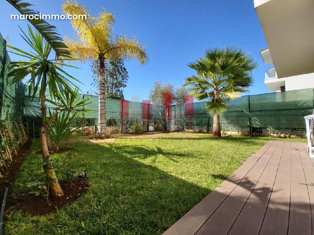 Magnifique rez jardin meuble / 3 chambres / bouskoura — 3