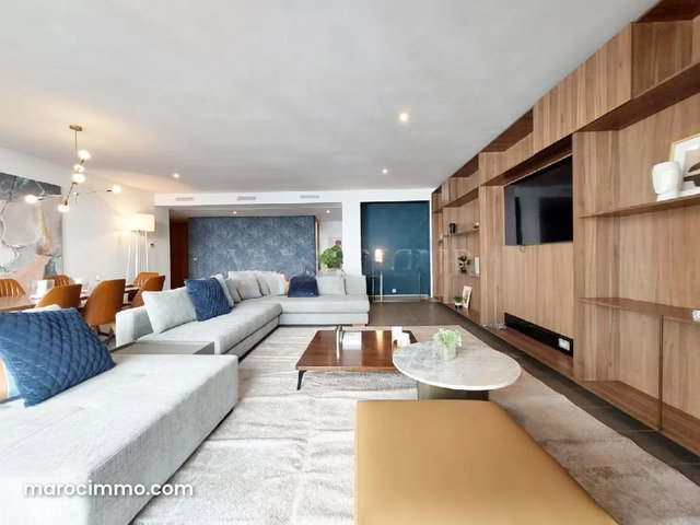 Vente appartement exceptionnel 3chambres avec terrasse et vue mer Anfa — 3