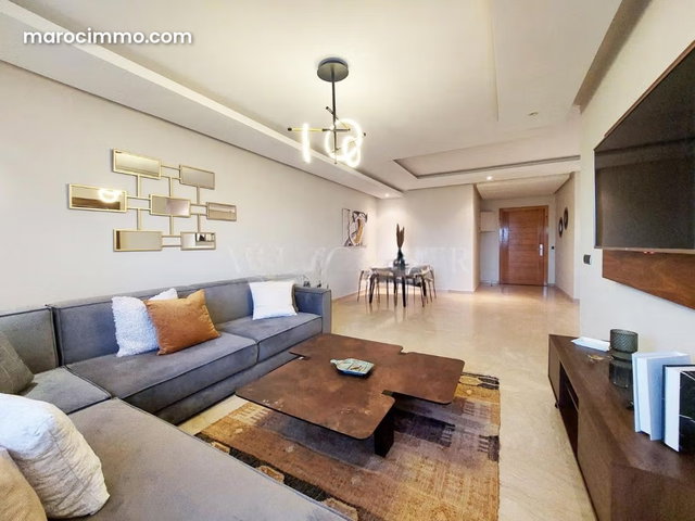 Furnished Modern Apartment with Palmier Terrace, Casablanca for Rent — 2