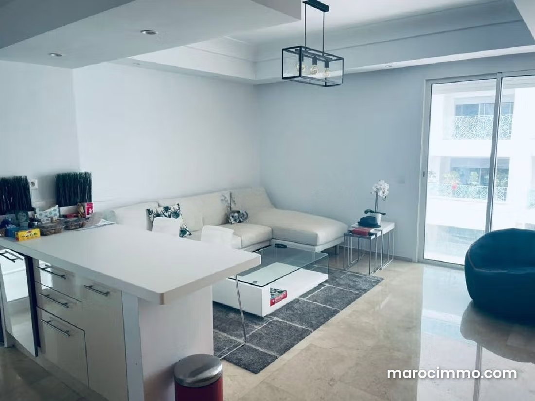 Furnished Studio in Casablanca Finance City with Terrace and Parking — Casablanca