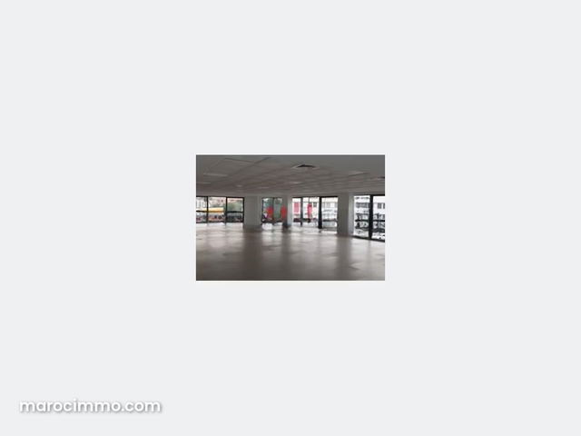 Bureau à louer casablanca, Location bureau 400 m2 ain sebaa — Casablanca