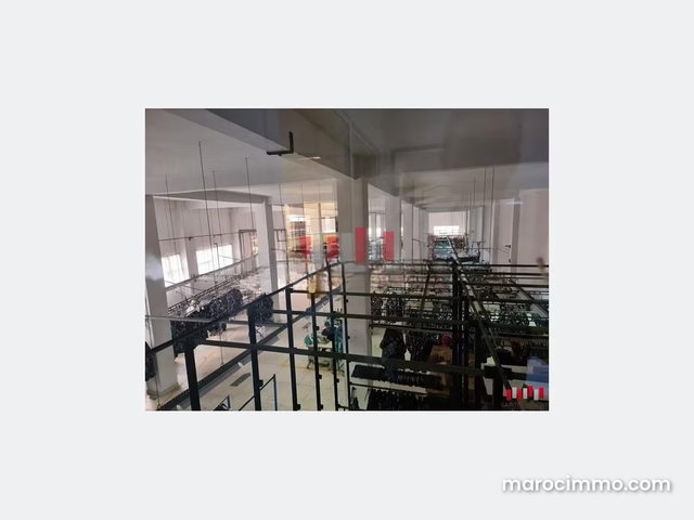 Usine industrielle de 1400 m2 de surface utile Zone Franche Tanger a la location — 5