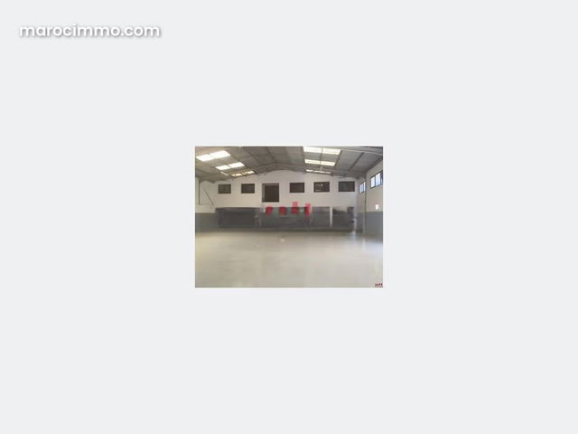 Hangar industriel de 600 m a lissasfa a la location pour production ou stockage — Casablanca