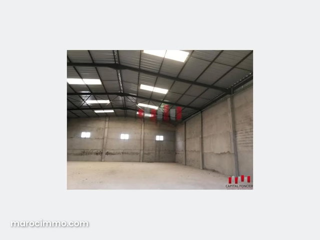 Site industriel de 4800 m2 Zone industrielle dar bouazza a la location — 4