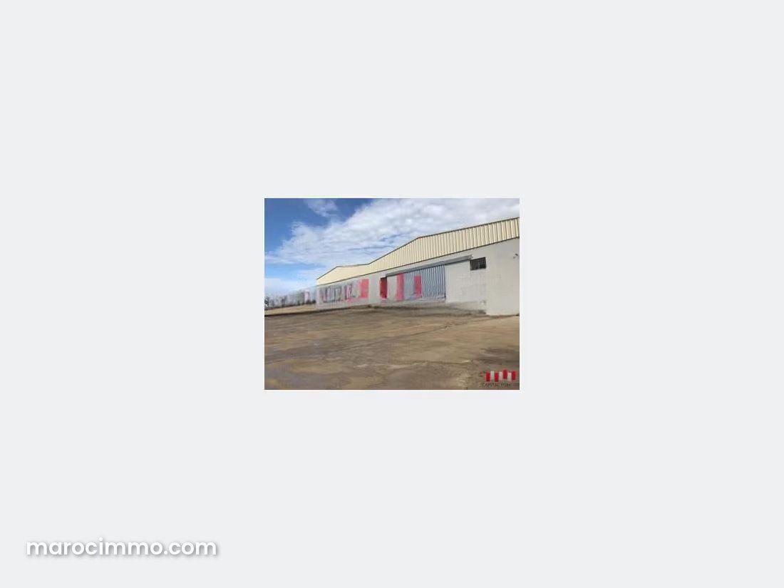 4,800 m² Industrial Warehouse with Land, Dar Bouazza Area — Dar Bouazza