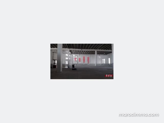 Local industriel 1500m2 120m2 de bureau à la location SAPINO — الدار البيضاء