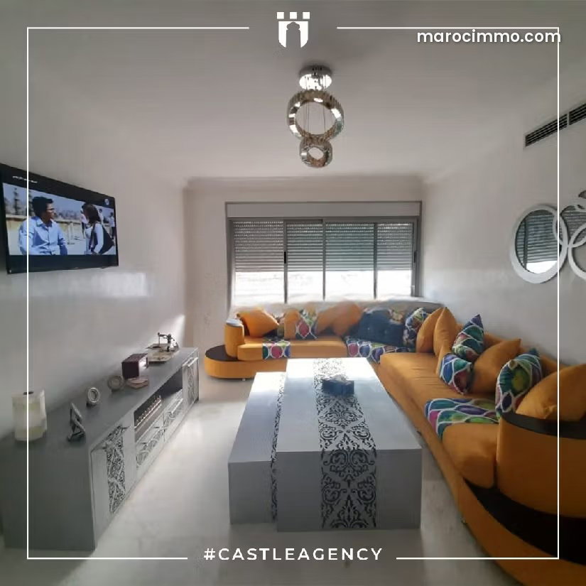 Furnished apartment for rent on the 6th floor in central Tangier — Tangier
