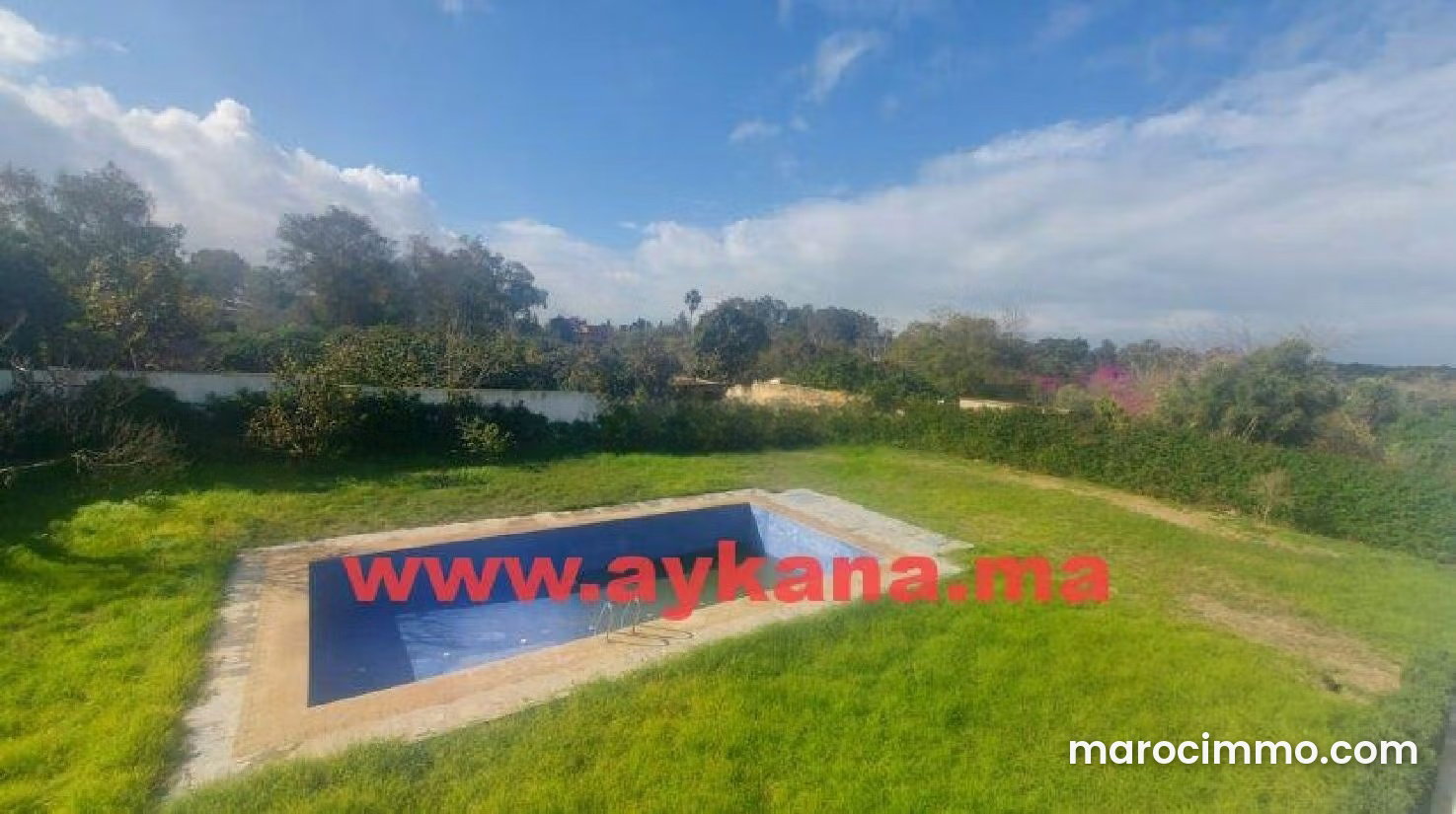 5-Bedroom Villa on 3,330 sqm with Pool, Harhoura, Temara — Temara