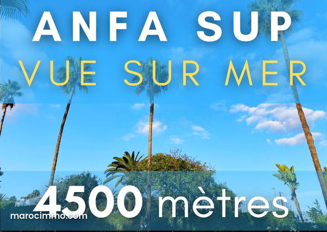 Anfa Supérieur 4500 mètres vue sue mer — Casablanca