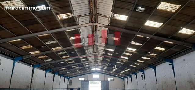 Hangar industriel de 1.280 m2 de surface couverte au sol a la location a ain sebaa — 2