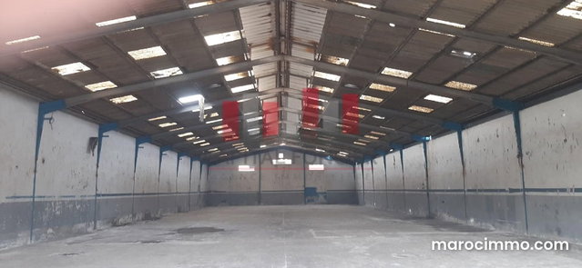 Hangar industriel de 1.280 m2 de surface couverte au sol a la location a ain sebaa — 3
