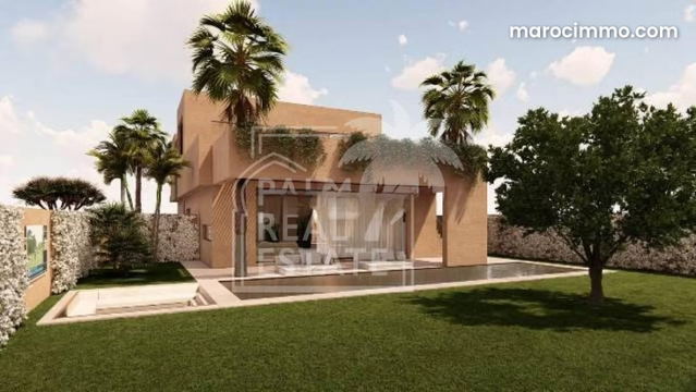 Luxury Modern Villa on Damezmiz Road — Marrakesh