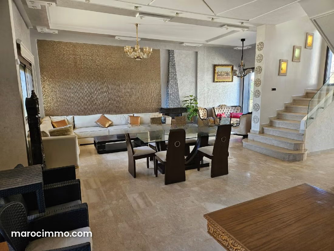 Villa vue mer à louer à Dar Bouazza, piscine et jardin — Dar Bouazza