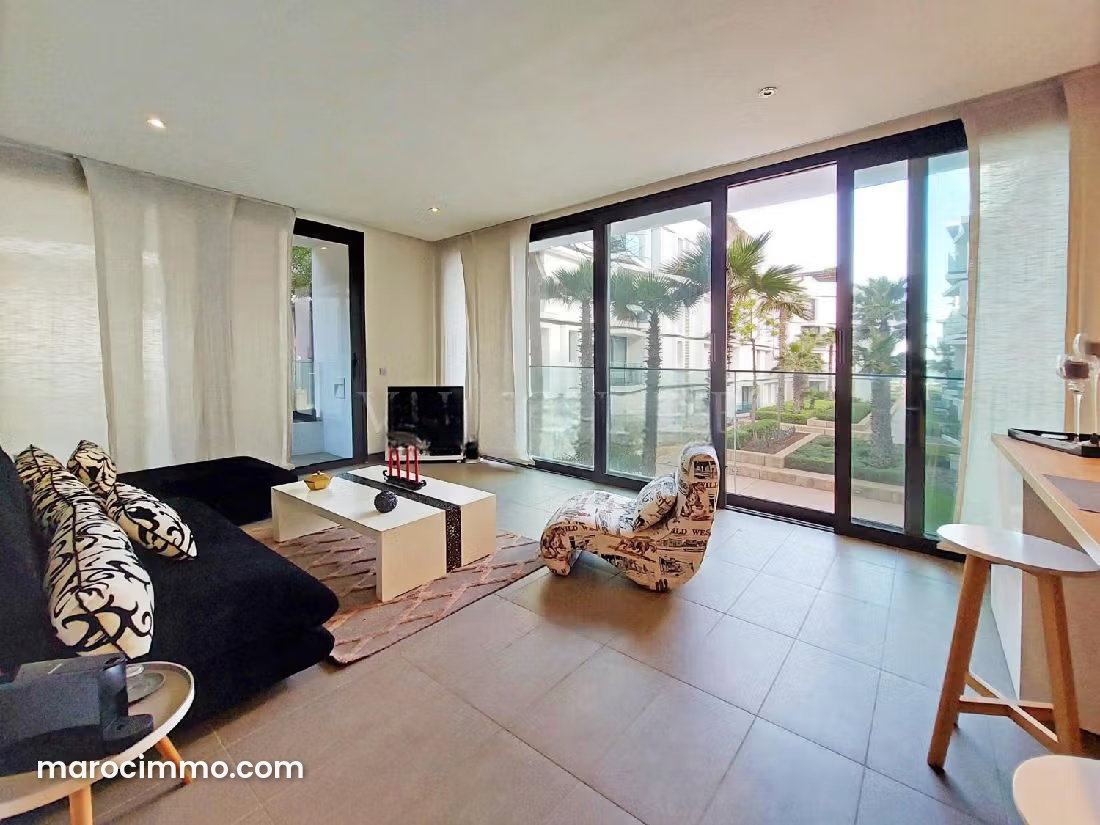 Furnished sea-view apartment for rent in Aïn Diab, Casablanca — Casablanca
