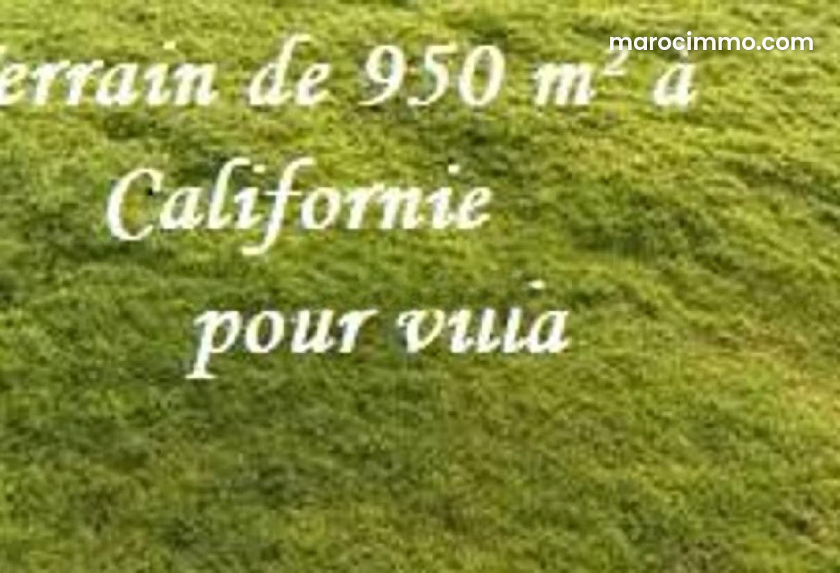 Terrain 943 m² aux Cretes, Casablanca, proche écoles internationales — Casablanca