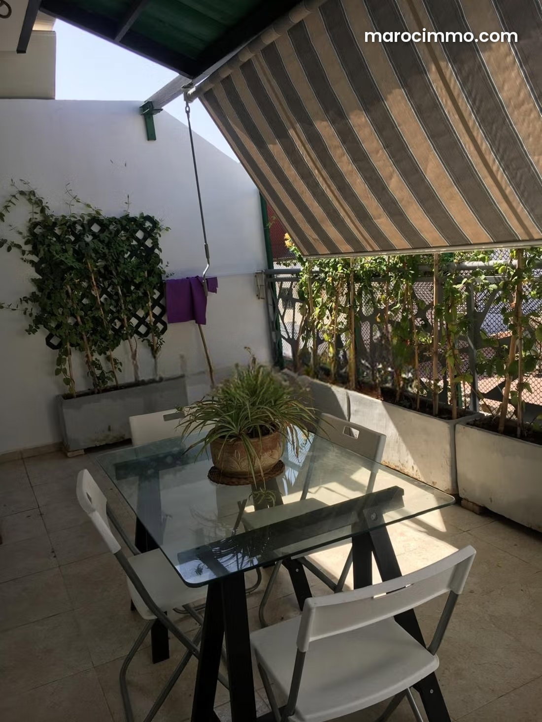 Appartement meublé avec terrasse à louer à Gauthier Casablanca — Casablanca