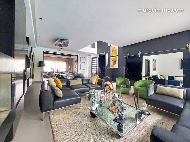 Location splendide villa meublée moderne avec rooftop et vue mer Ain Diab, Casablanca — 5