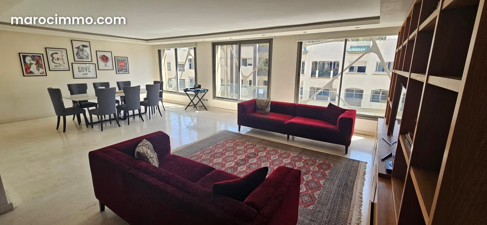 220 sqm apartment with terrace for sale in Gauthier, Casablanca — Casablanca