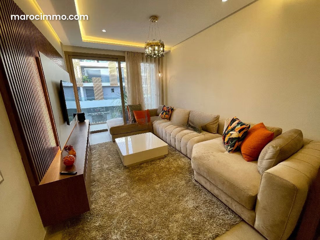 Furnished 54 sqm Studio Apartment with Terrace and Garage, Ferme Bretone, Casablanca — Casablanca