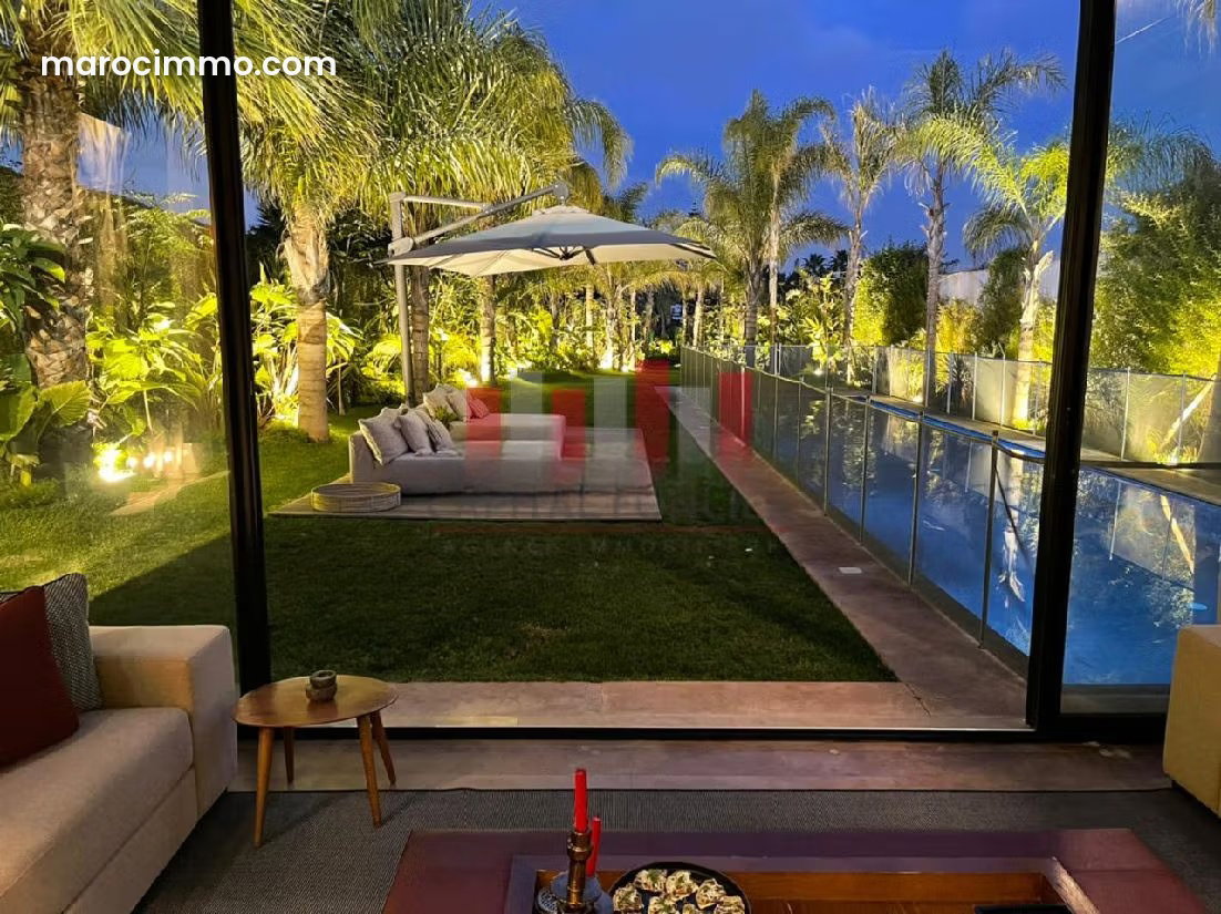 Villa neuve 1170 m², piscine et jardin, Aïn Diab, Casablanca — Casablanca