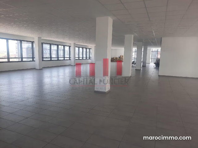 Premium Office Space of 1,300 m2 of usable surface for rent within the Florida Quarter, Sidi Maarouf, Immediate Highway Access — 2