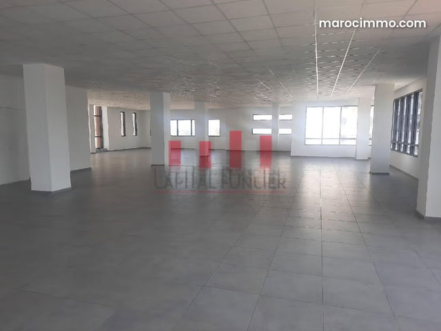 Premium Office Space of 1,300 m2 of usable surface for rent within the Florida Quarter, Sidi Maarouf, Immediate Highway Access — 3