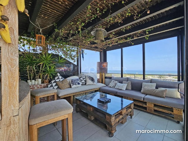Exceptional 3-Bedroom Apartment for Rent with Rooftop and Sea View in Ain Diab — 4