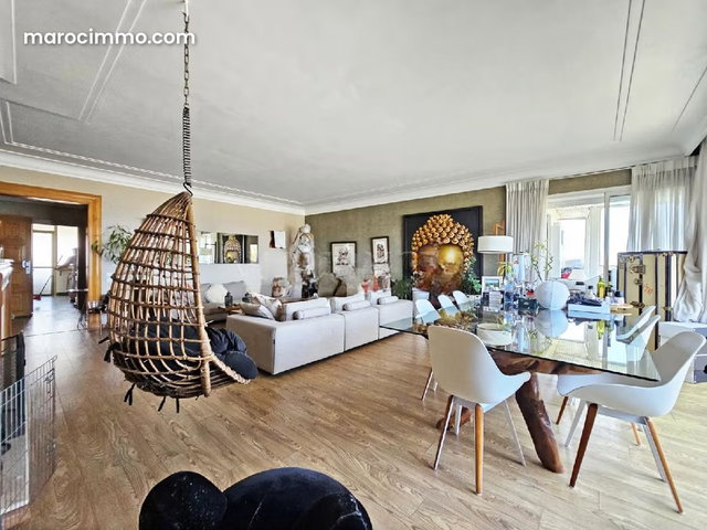 Exceptional 3-Bedroom Apartment for Rent with Rooftop and Sea View in Ain Diab — 5