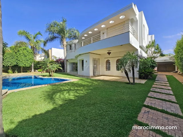 Location superbe villa 1000m2 4suites avec piscine Californie, Casablanca — 4