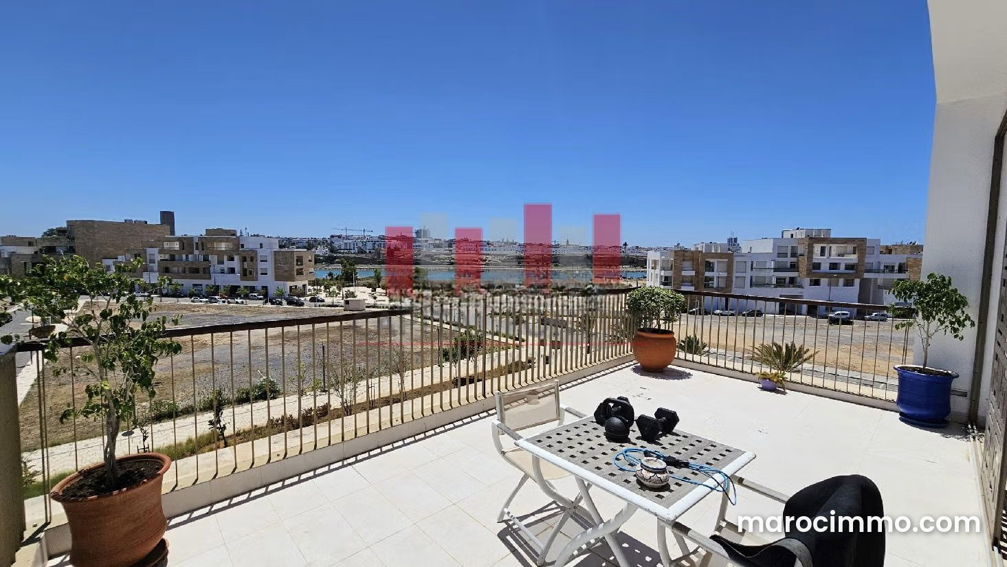 310 sqm Apartment with Terrace and River Views, Rabat Medina — Rabat