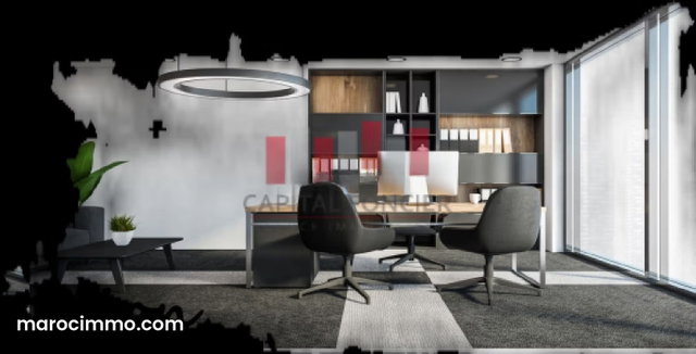 Immeuble professionnel neuf de 3.000 m2 en plein bld route el jadida a la location — 4