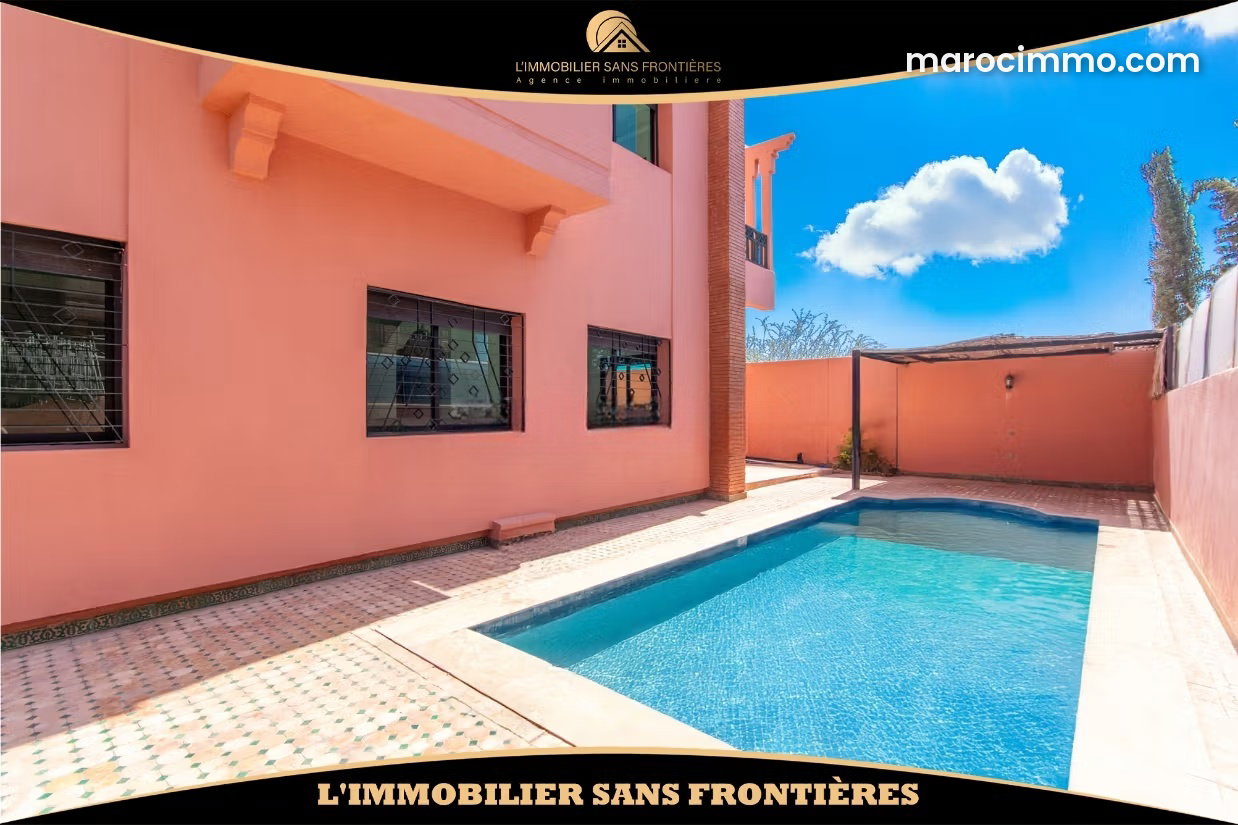 350 sqm villa with swimming pool, Hay Targa, Marrakech — Marrakesh