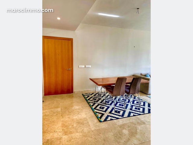 Superbe appartement à louer à Casablanca Finance City. Surface de 125 m². Bien meublé — 2