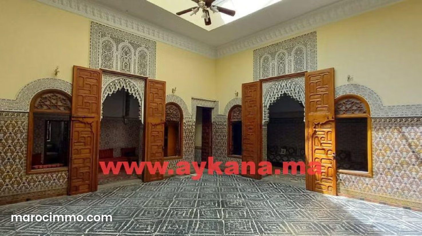 600 m² Riad, 9 Bedrooms, Terraces, Rabat Medina — Rabat