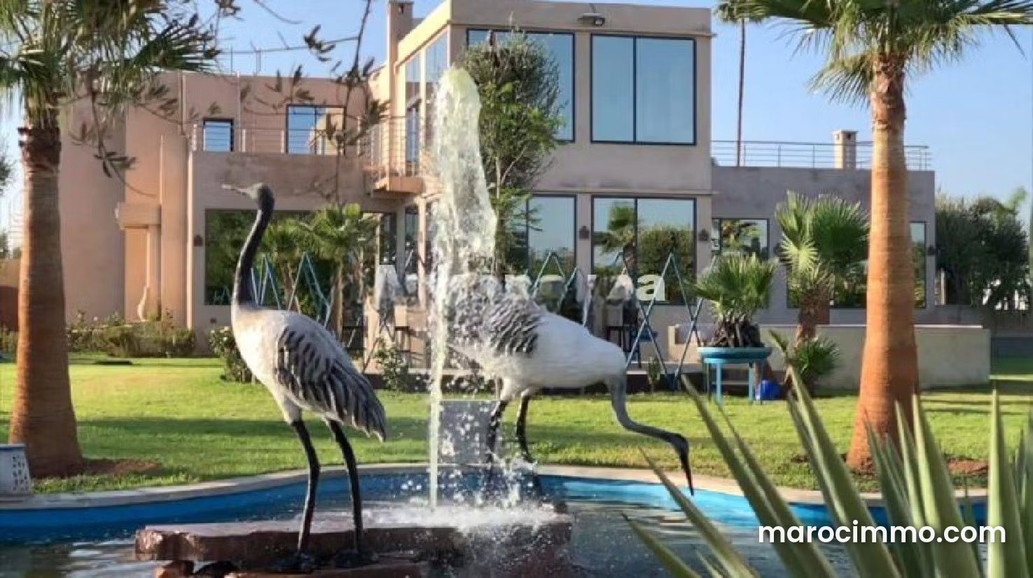 1,300 m² Villa on 8,000 m² Landscaped Grounds, Marrakech Palmeraie — Marrakesh
