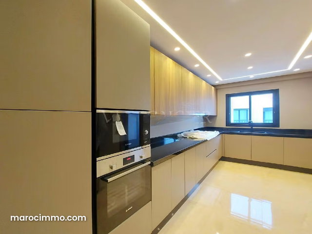 Location Exceptionnel Appartement Haussmannien Moderne 200m2 Ain Diab, Casablanca — 5