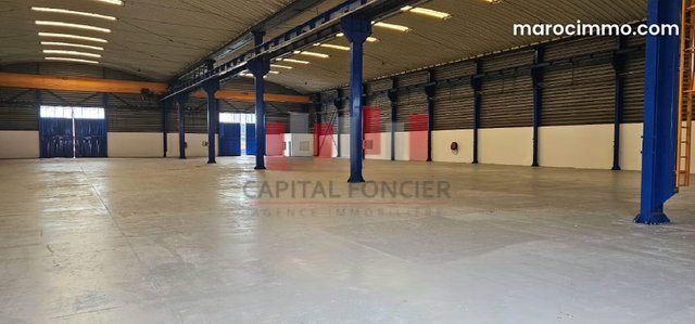 2,500 sqm Industrial Unit for Rent in Ain Sebaa Sidi Bernoussi Industrial Park — 2