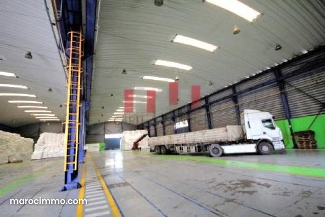 Unité industrielle de 4.800 m2 de surface couverte a la location au sein d un parc industriel a ain sebaa sidi bernoussi idéal pour stockage ou production — 5