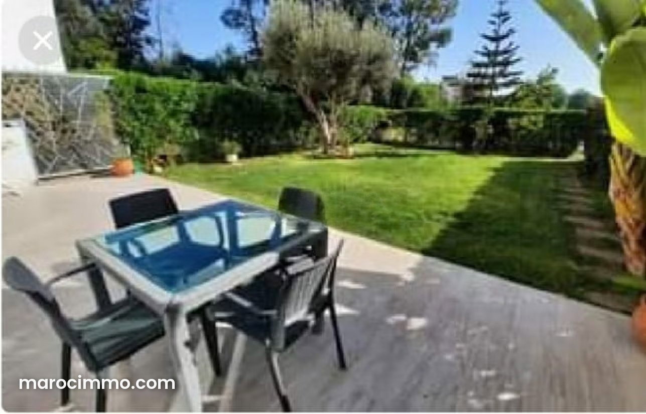 155 sqm garden-level apartment in Ville Verte, Bouskoura — Bouskoura