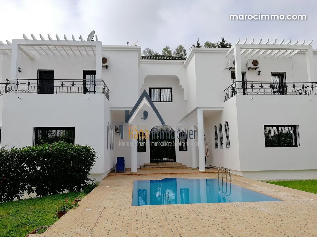 1,200 sqm Villa with Swimming Pool and Hammam, Souissi, Rabat — Rabat