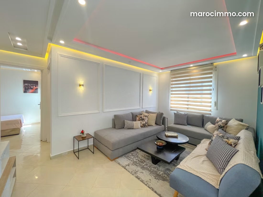 Appartement meublé à louer à Dar Bouazza avec piscine — Dar Bouazza