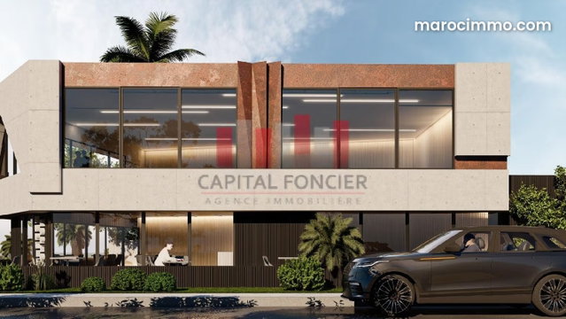 Villa professionnelle neuve de 1.100 m de surface exploitable a la location quartier Anfa — 2